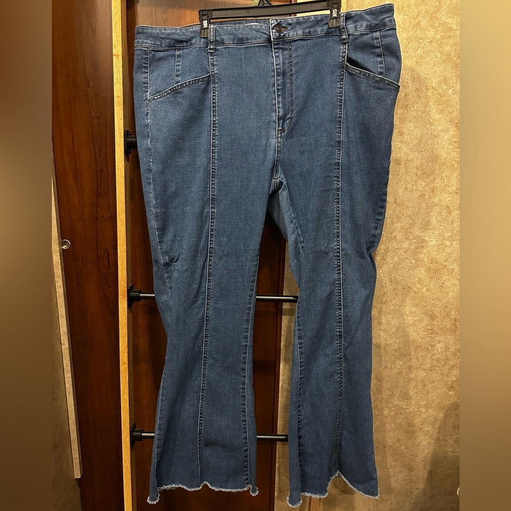 True Craft | Blue Flare Women's Jeans | 24
